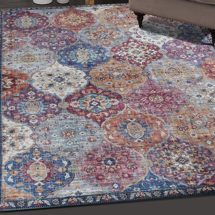 Groot vintage vloerkleed voor salon